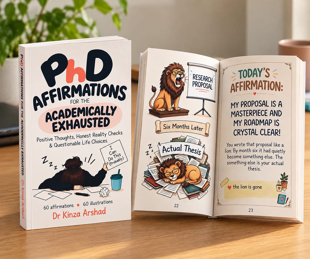 We’re All on the Same PhD Boat: Funny PhD Affirmations for the Hard Days phd affirmations academic desk edition